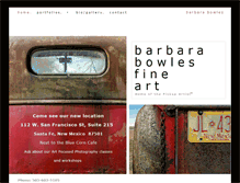 Tablet Screenshot of barbarabowles.com